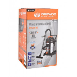 Daewoo DAVC3000-80L Aspiratore Industriale | 3000W 80L Wet & Dry